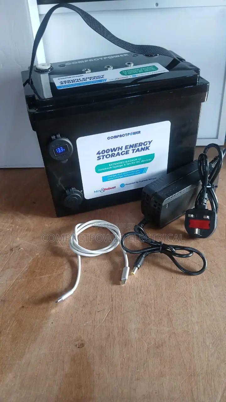 400Wh Energy Storage Tank for Laptops and 12v/5v Devices