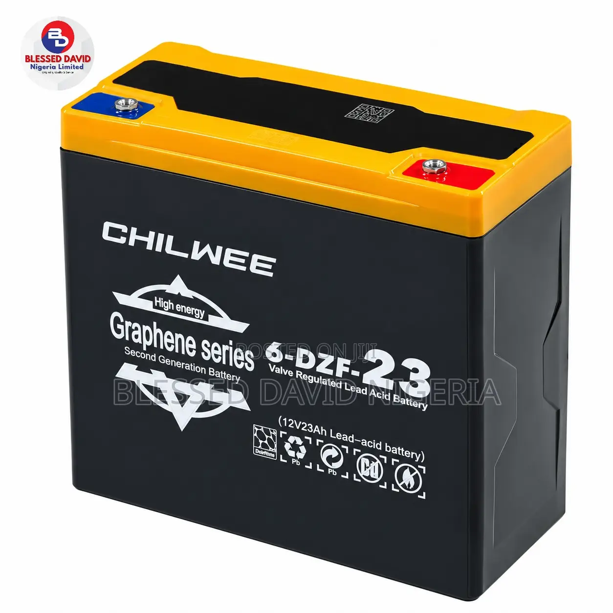 CHILWEE 12V 23Ah Power Bike / Electric Scooter-Trike Battery