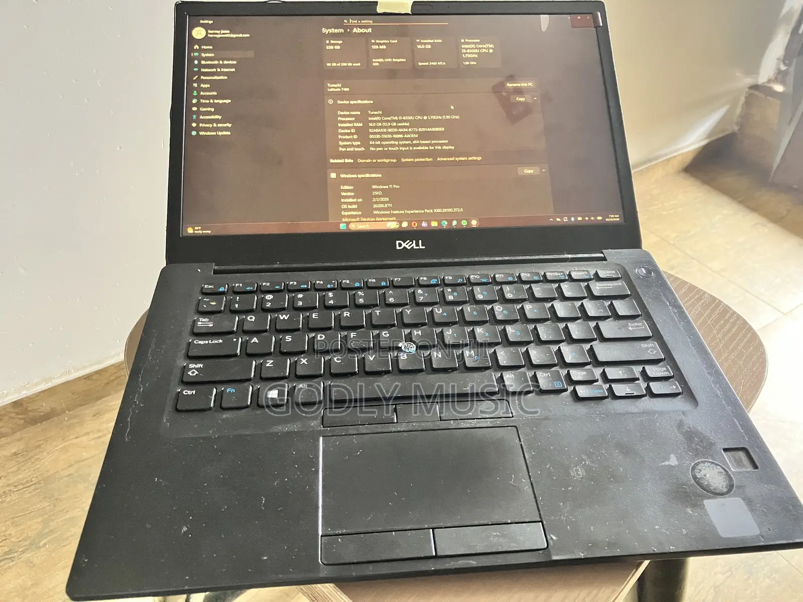Laptop Dell Latitude 7490 16GB Intel Core i5 SSD 256GB