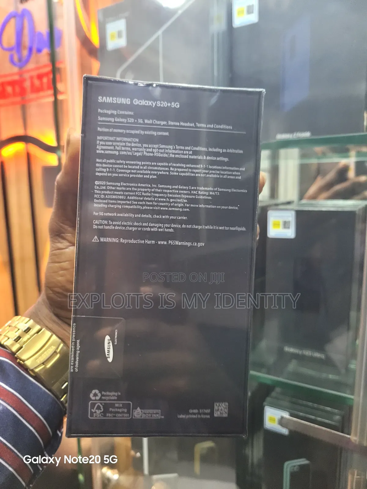 New Samsung Galaxy S20+ 128 GB Black