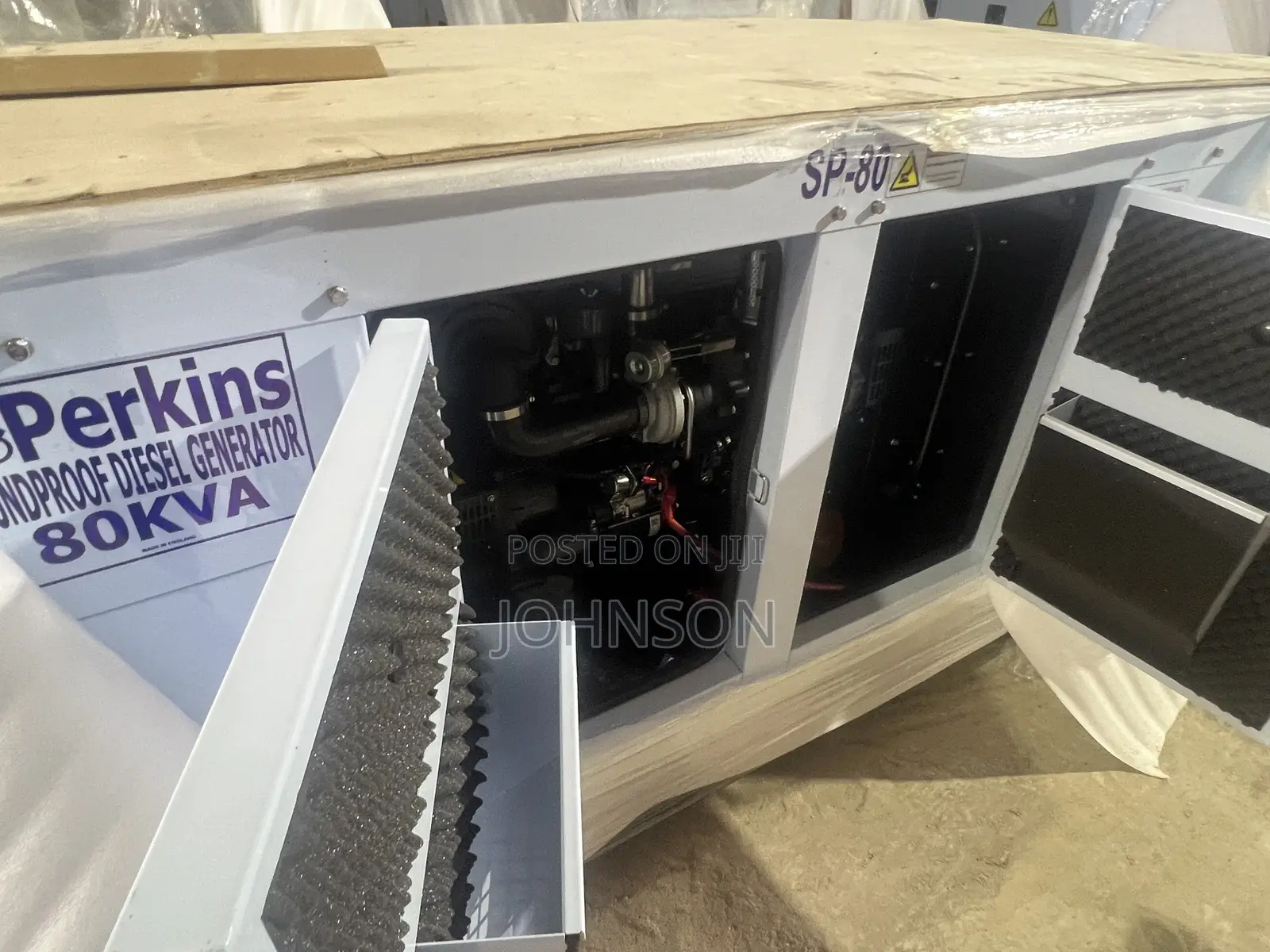 80kva Brand New UKPerkins Soundproof Diesel Generator 100% Copper 