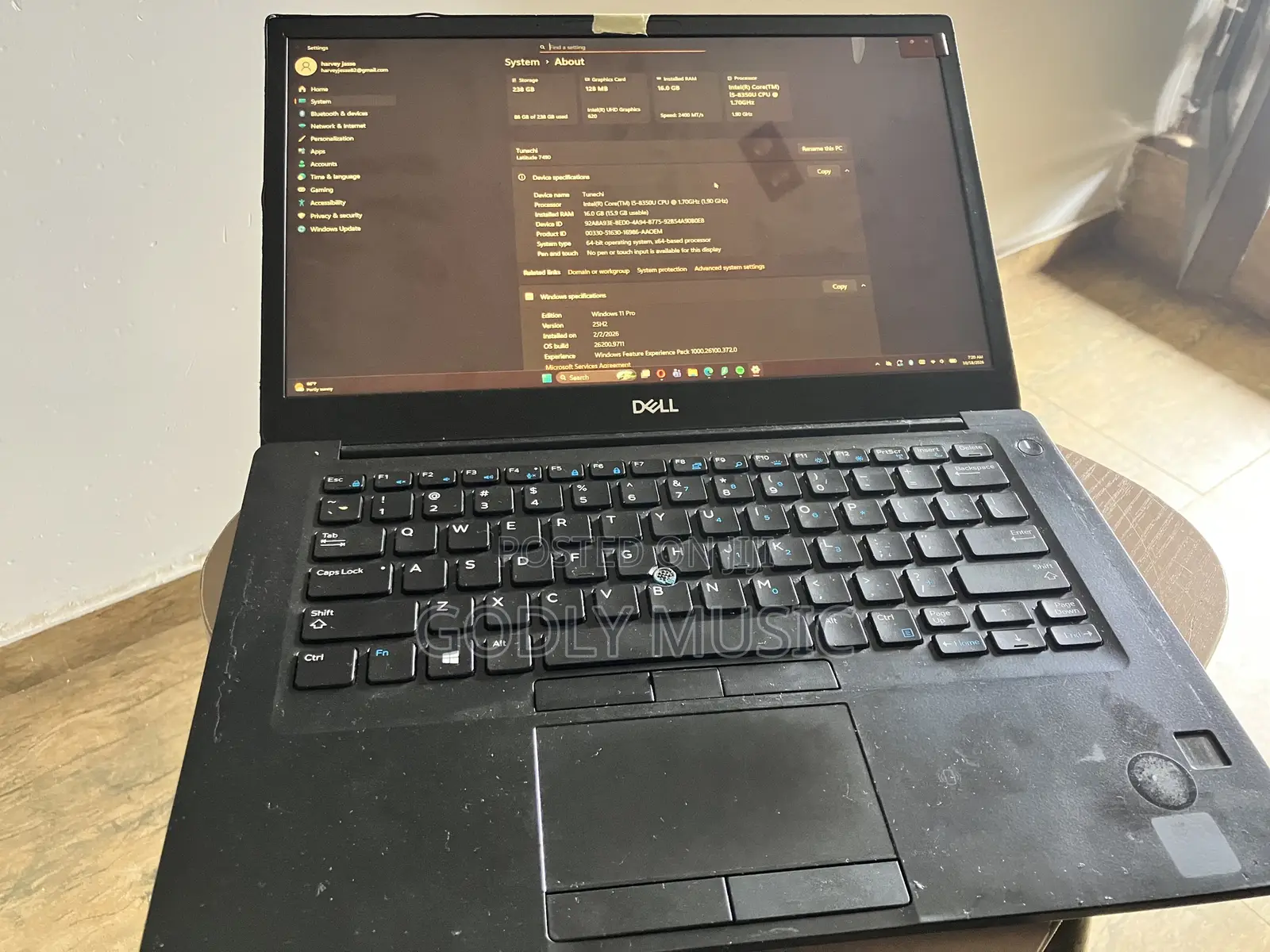 Laptop Dell Latitude 7490 16GB Intel Core i5 SSD 256GB