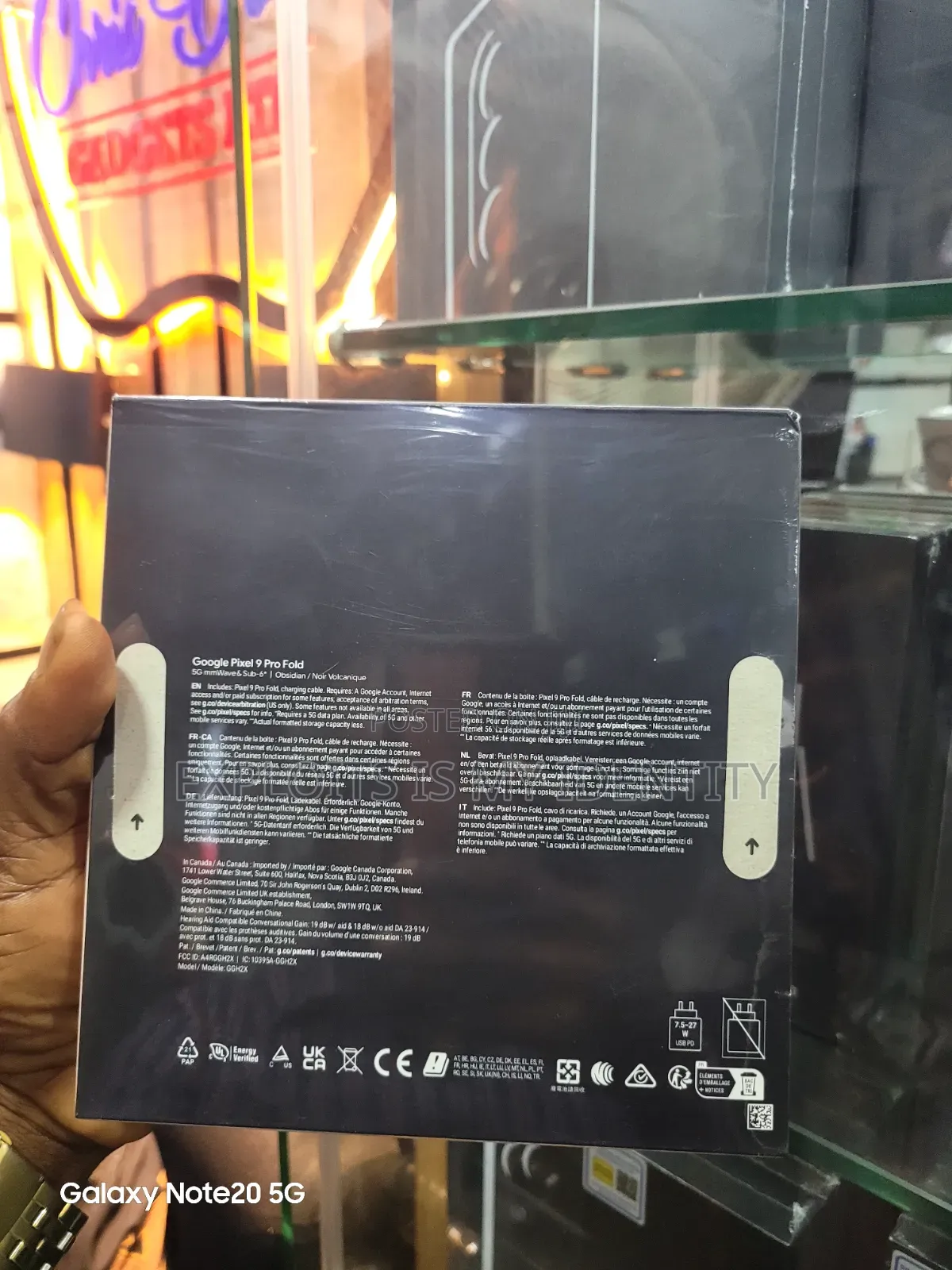 New Google Pixel 9 Pro Fold 256 GB Black