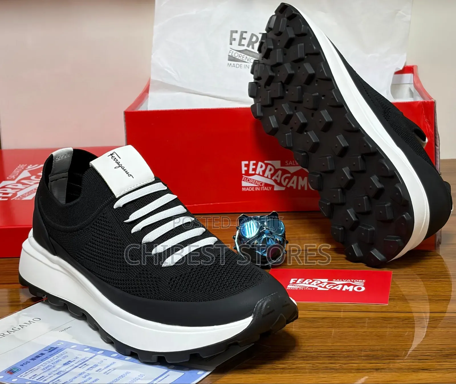 Step in With Your Ferragamo Mens Sneakers