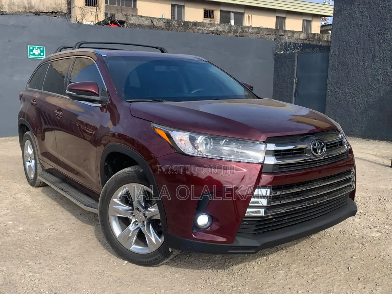 Toyota Highlander Limited 4dr SUV AWD (3.5L 6cyl 6A) 2015 Burgundy