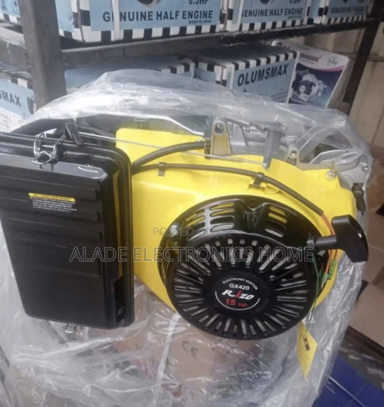 Half Engine for Generator Gx390” 8KVA” 15HP” 5yrs Waranty