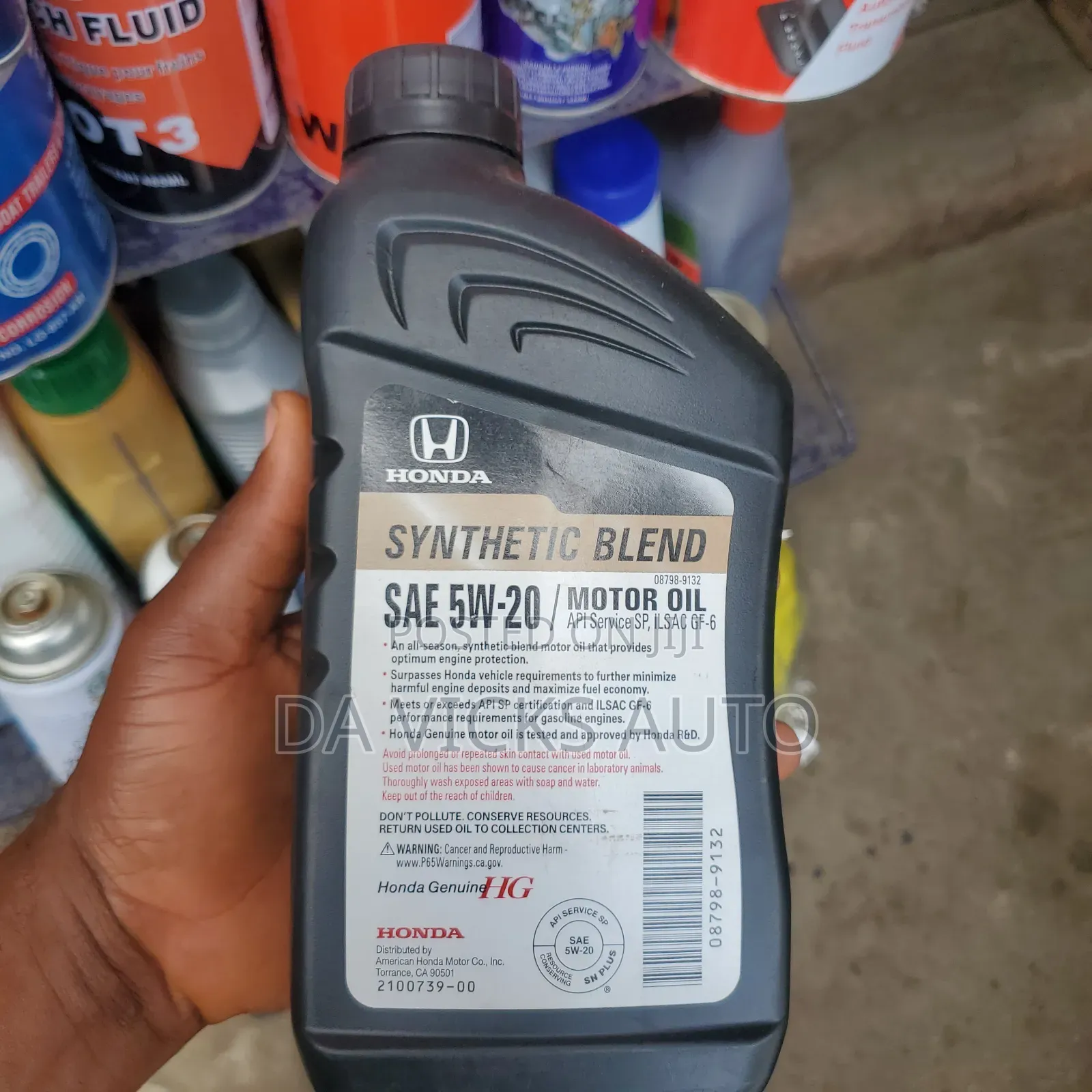 Original Honda Genuine Synthetic Engine Oil 1L