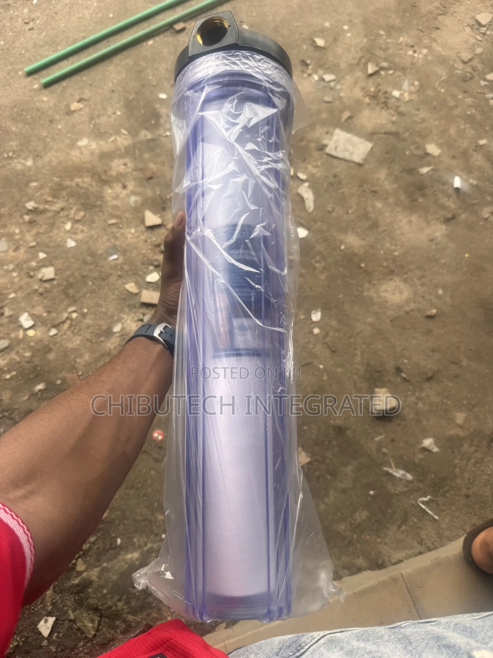 20-Inch Transparent Standard Water Filter Housing
