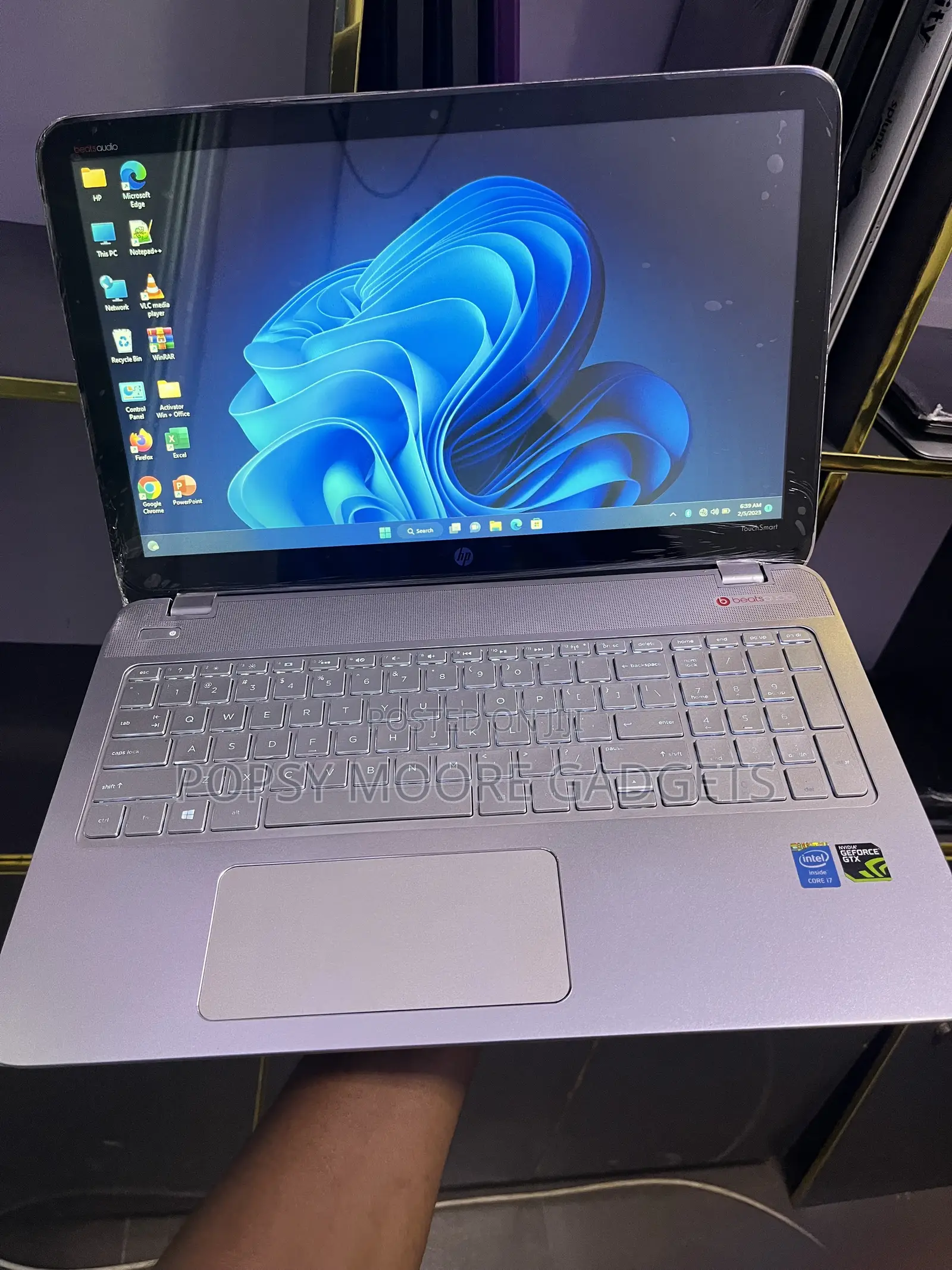 Laptop HP Envy 15t 8GB Intel Core i7 SSD 128GB