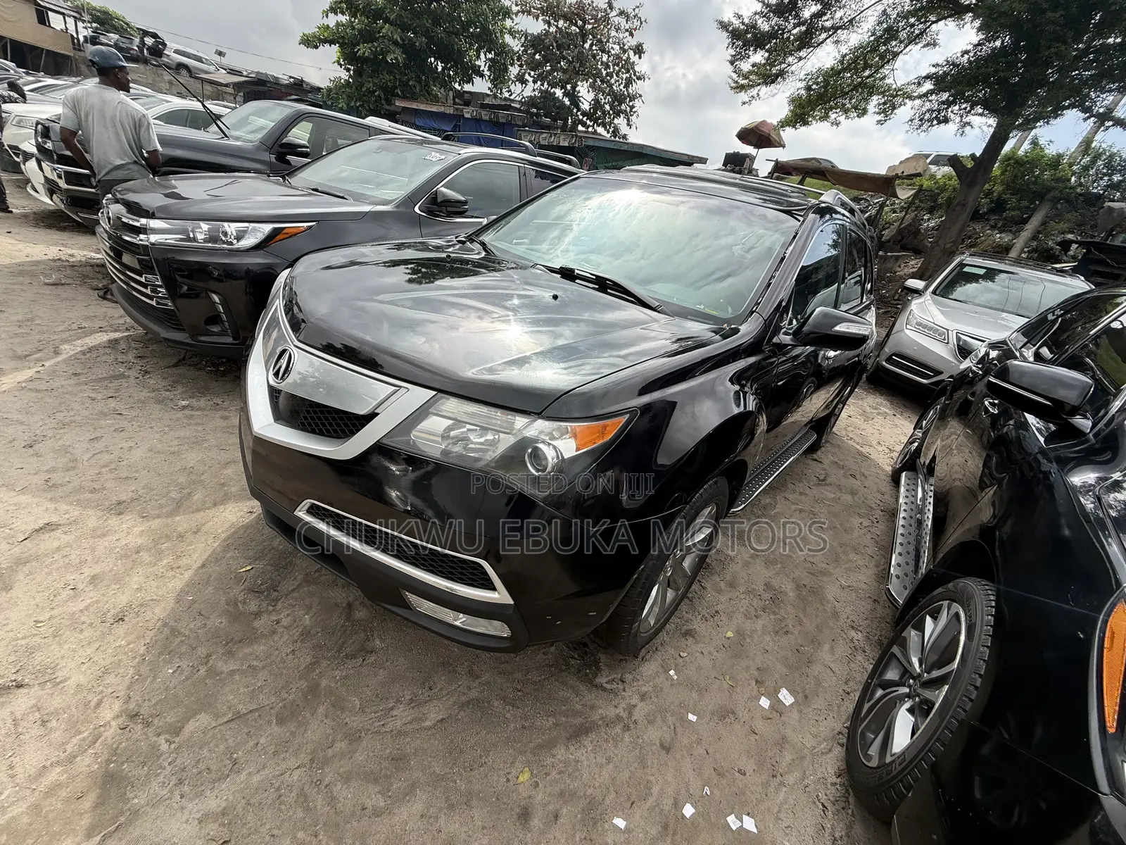 Acura MDX Advance Package SUV AWD (3.7L 6cyl 6A) 2011 Black