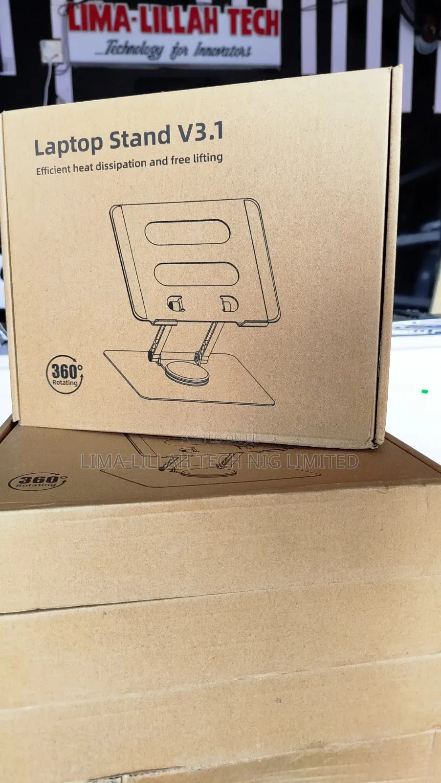 Laptop Stand V3.1 With 360 Rotation