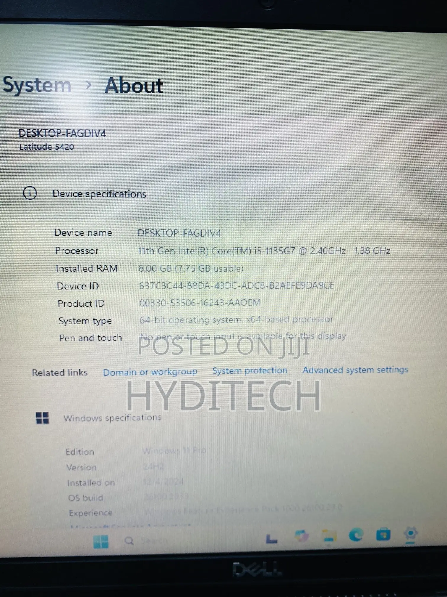 Laptop Dell Latitude 5420 16GB Intel Core i5 SSD 256GB