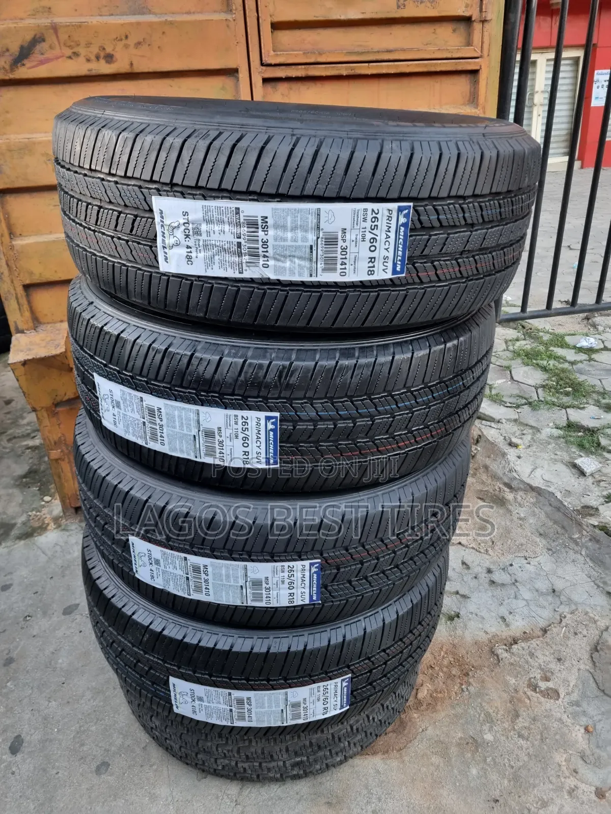 Brand New Michelin Primacy SUV Tyres – 265/60 R18 (110H)