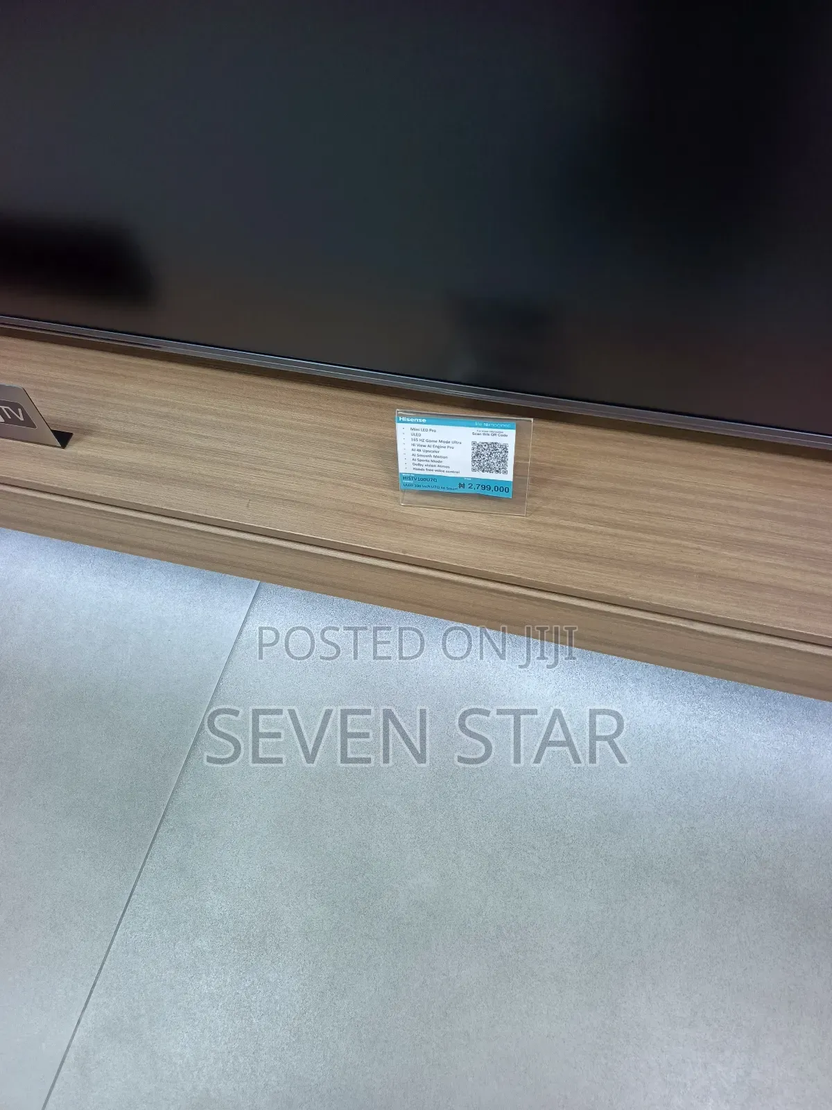 Hisense 100" Smart TV ULED 4k Smart HISTV100U7Q