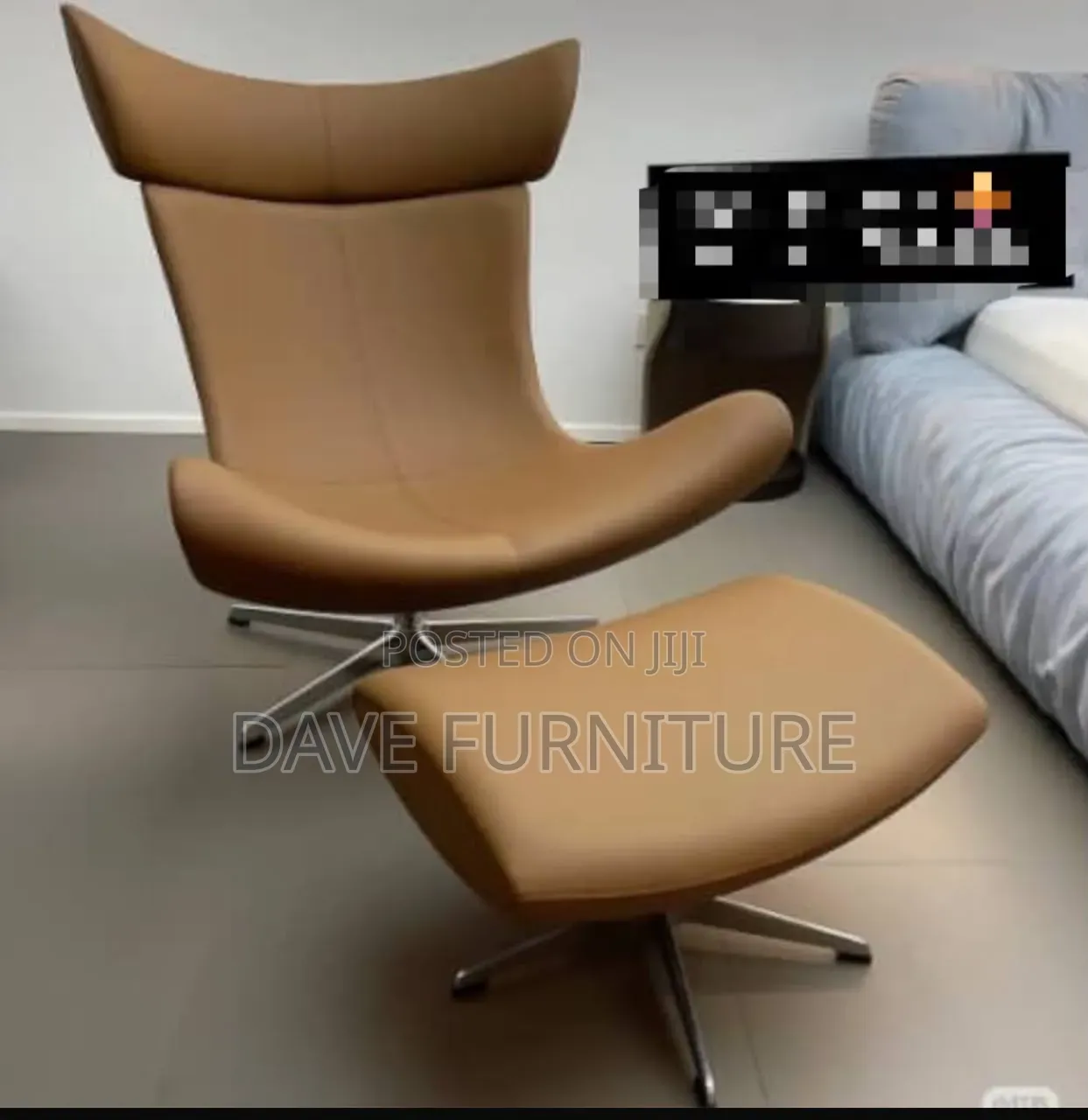 Unique Accent Chair With Footrest