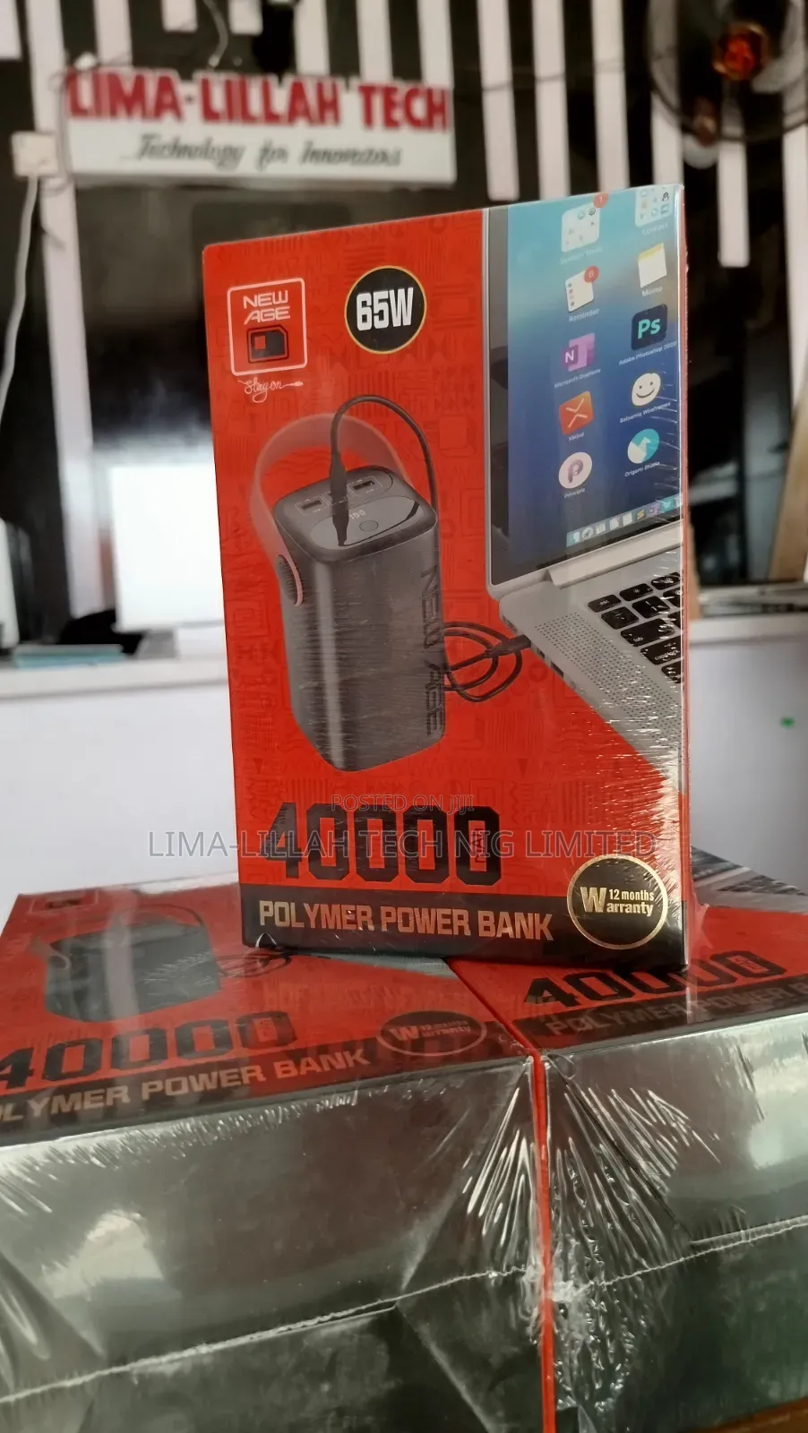 New Age 65w 40,000mah Laptop Power Bank