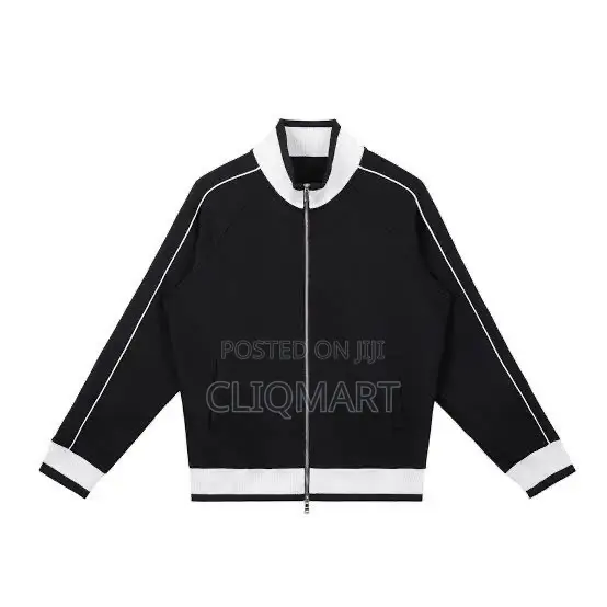 Minimalist Contrast-Piped Full-Zip Track Jackets | Sport-Luxe