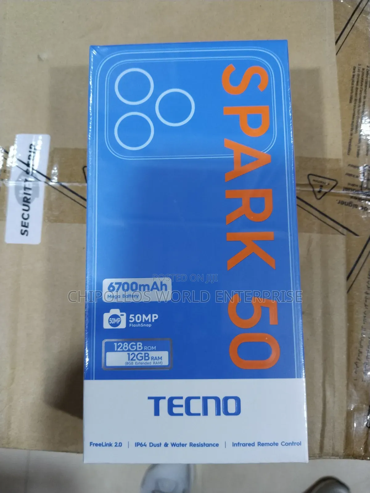 New Tecno Spark 50 128 GB Black