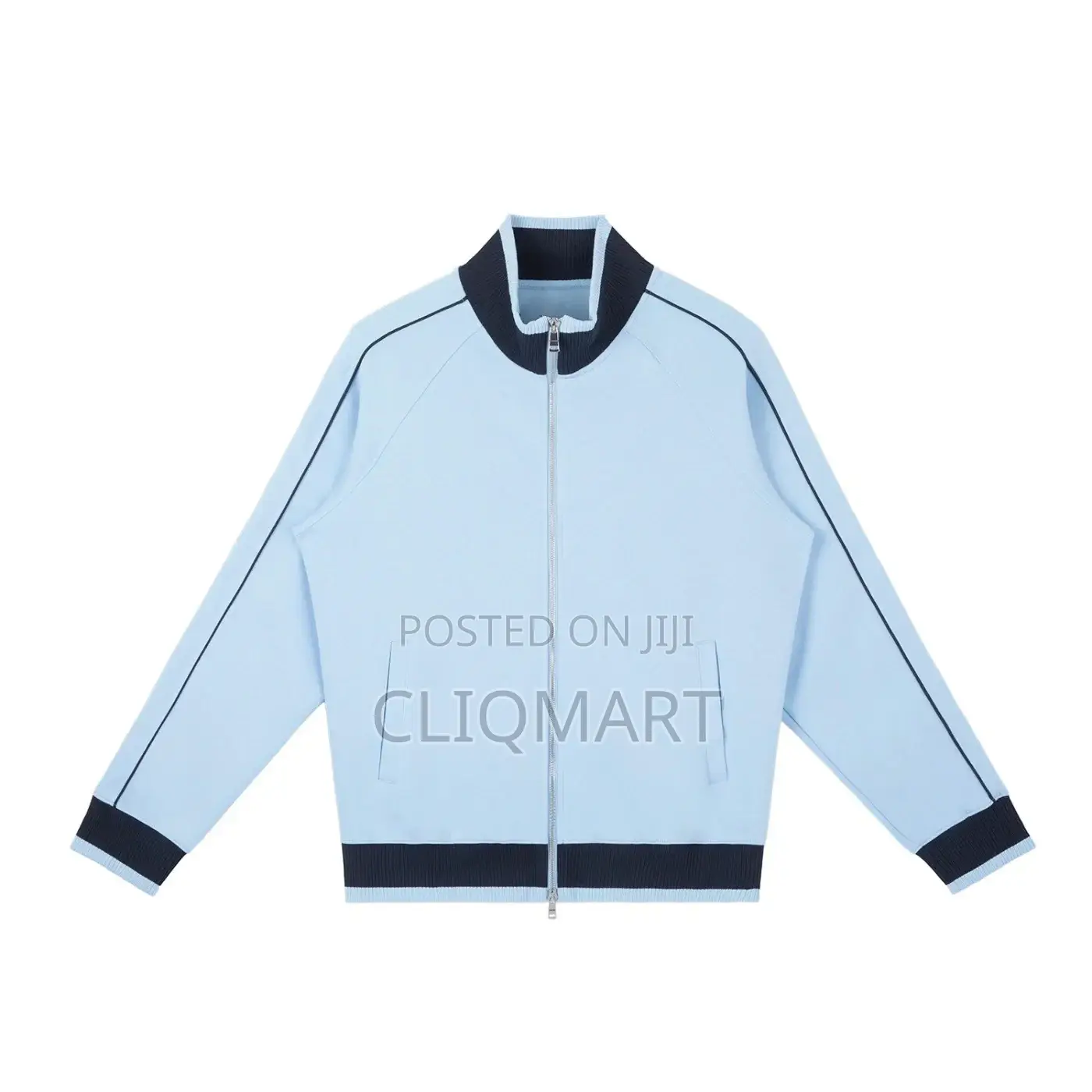 Minimalist Contrast-Piped Full-Zip Track Jackets | Sport-Luxe