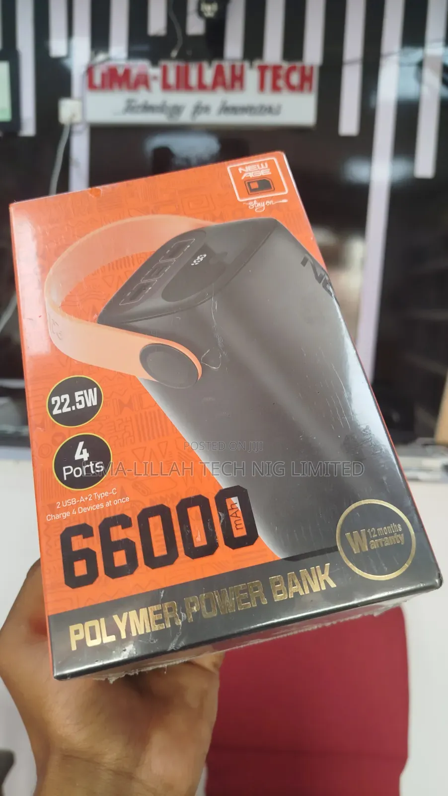 New Age 66,000mah 22.5W Power Bank