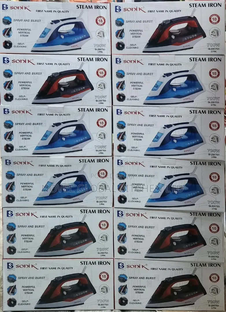 3pin Sonik Big Steam Inverter Iron