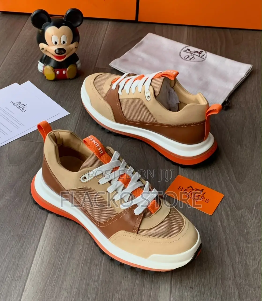 New Exclusive Hermes Luxury Men Sneakers