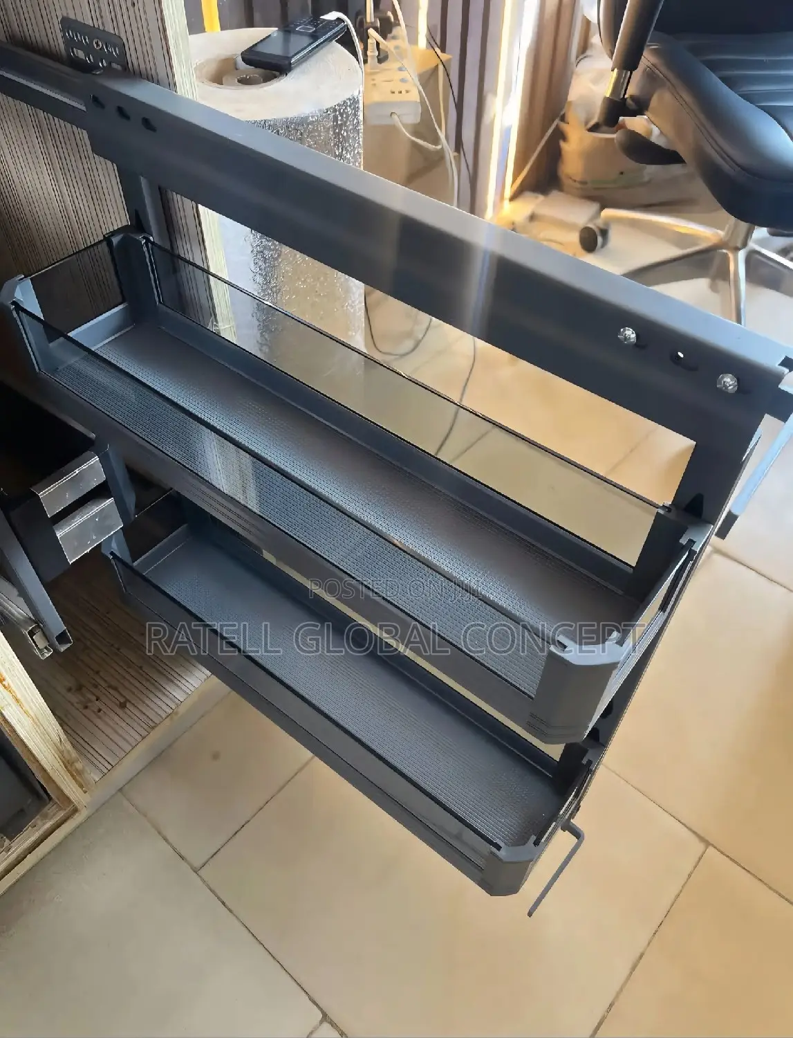 Kitchen Pull Out Spice Rack