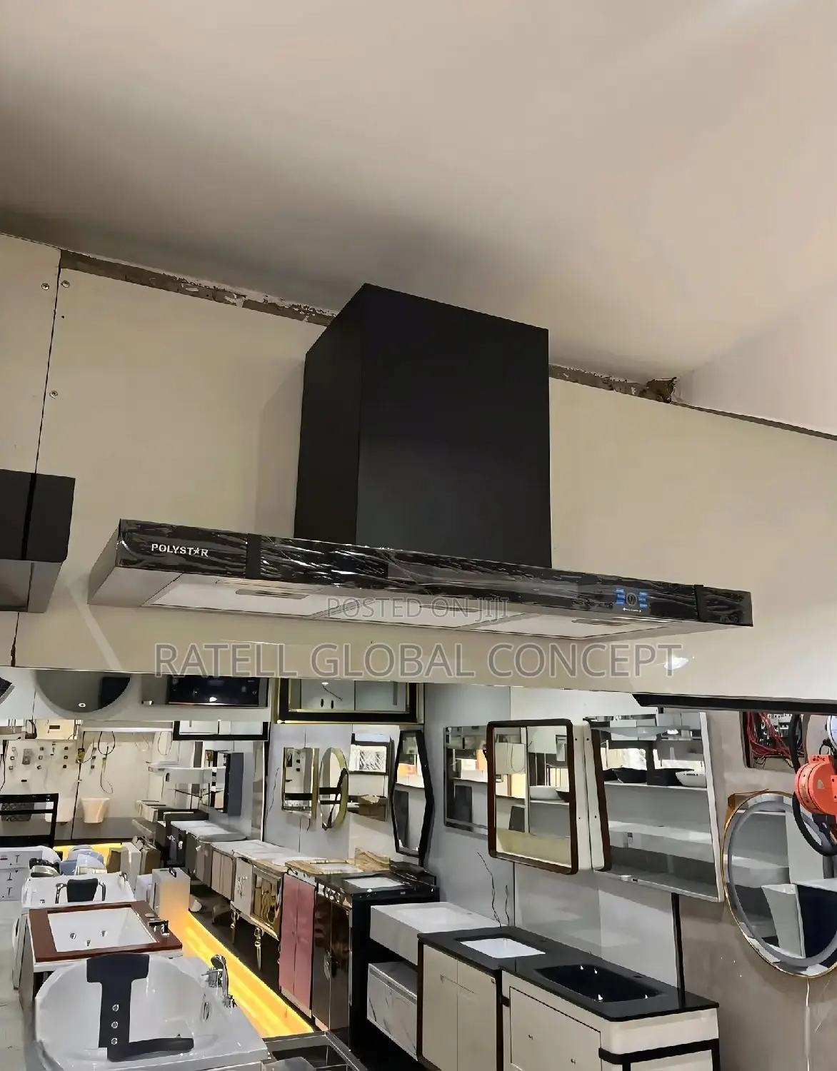 90cm Tshape Extractor With Motion Sensor, Soft Touch and Voice Control