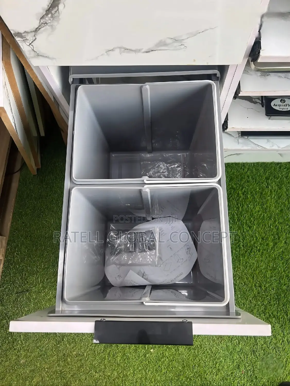 Kitchen Cabinet Double Pull Out Waste Bin