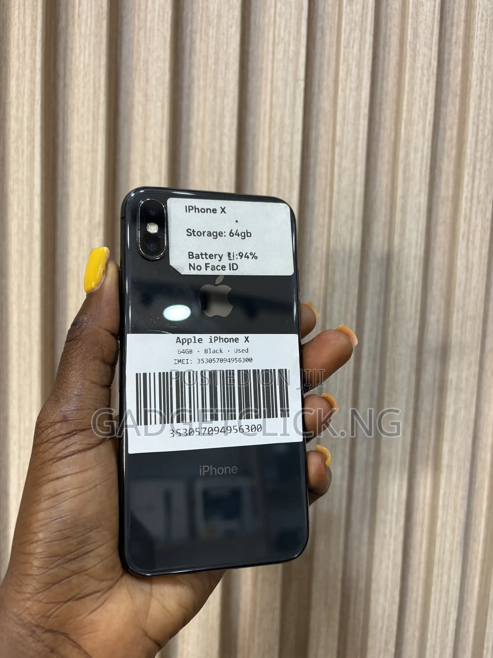 Apple iPhone X 64 GB Black