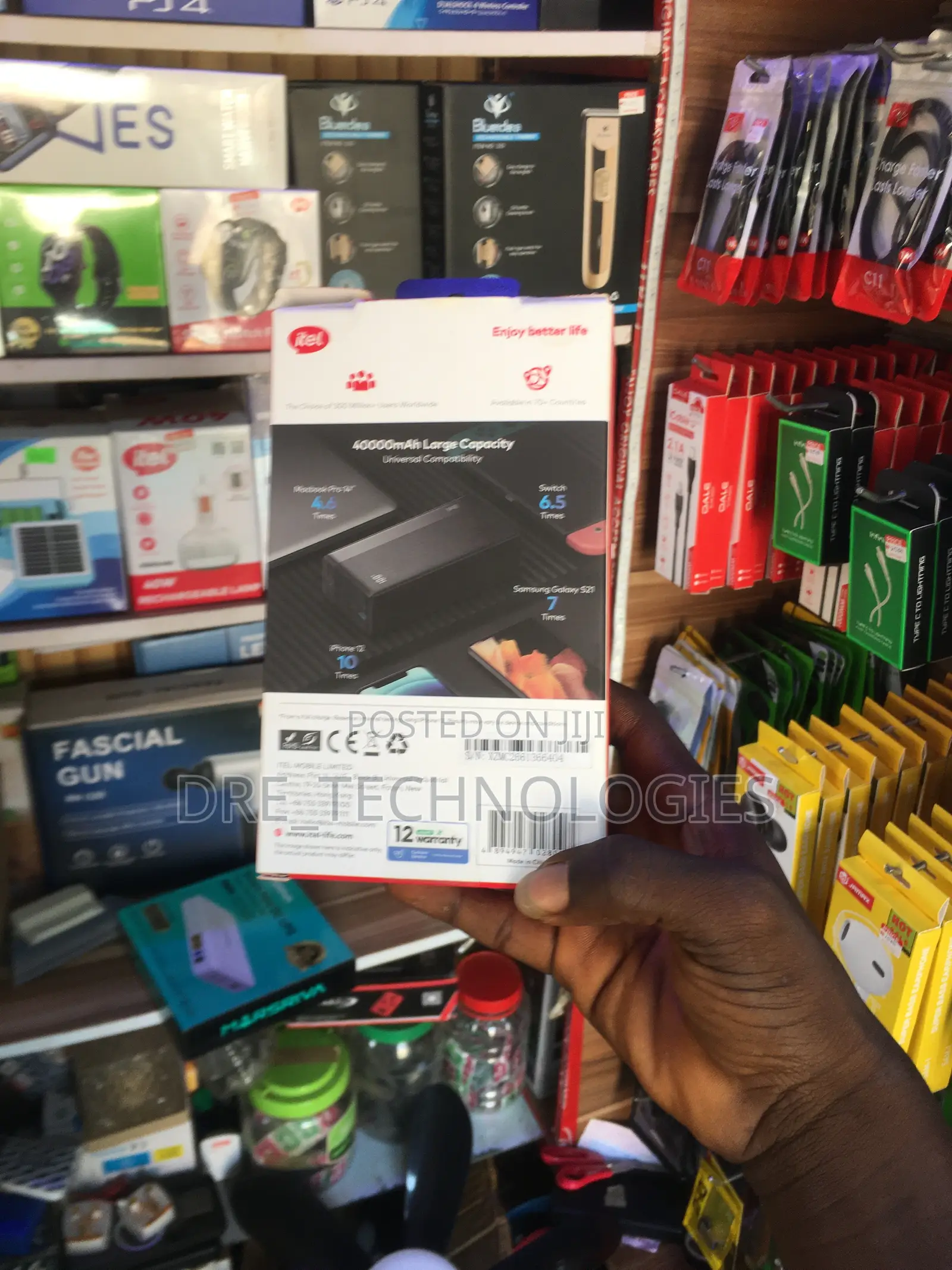 Itel 40,000mah Power Bank