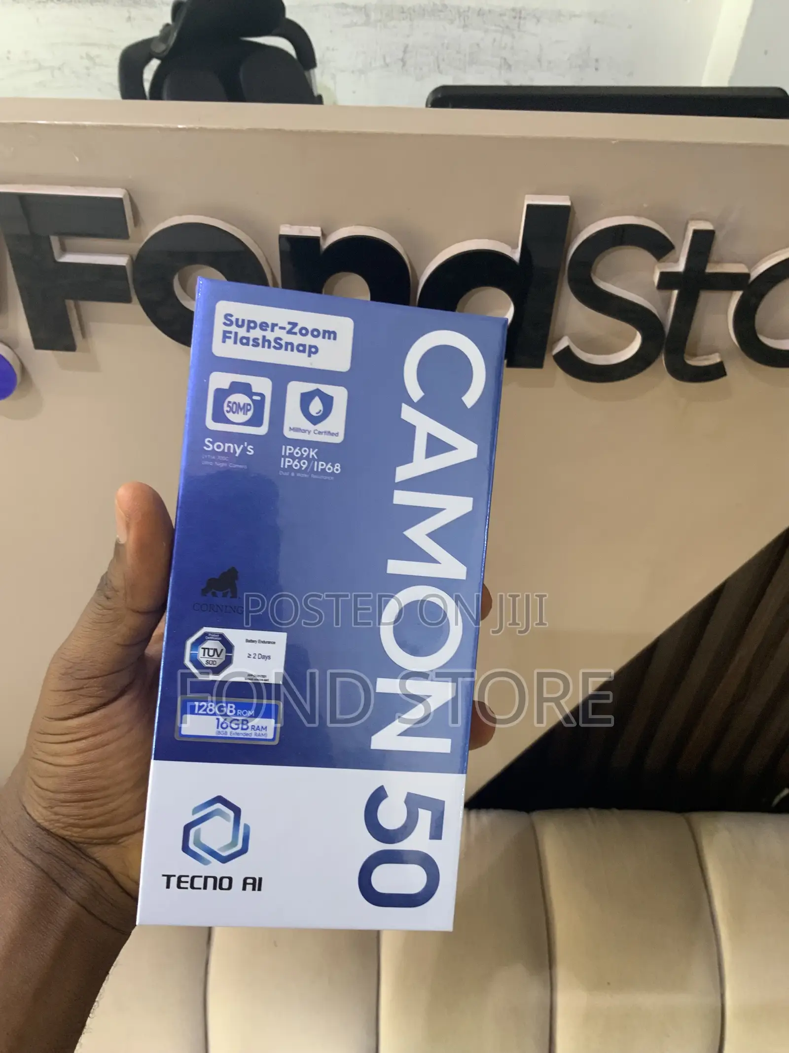 New Tecno Camon 50 256 GB
