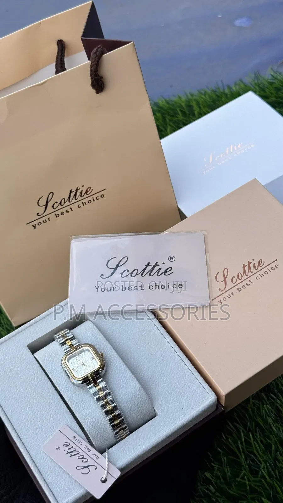 Elegant Scottie Chain Watch