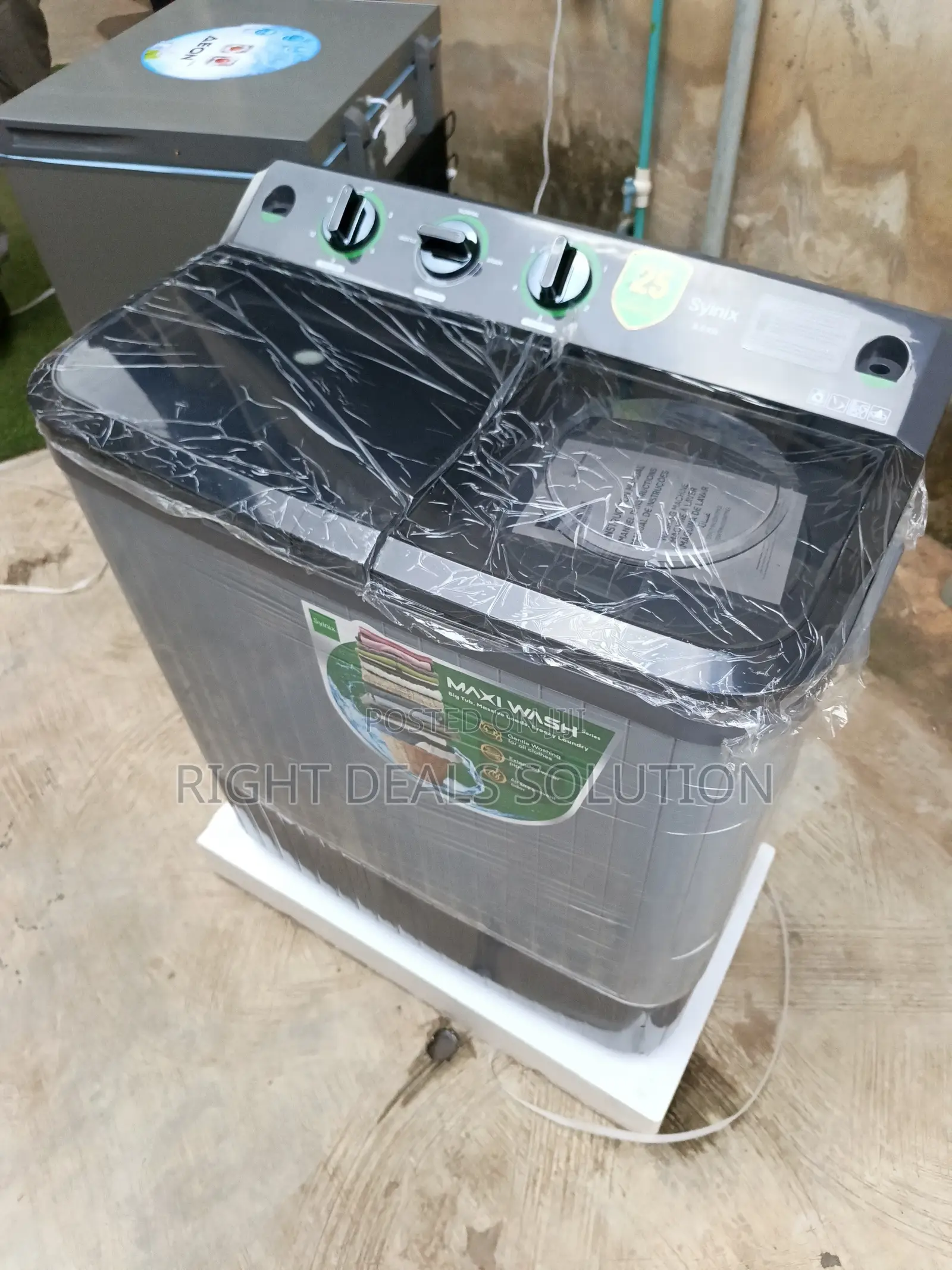 Syinix Practical Twin Tub Washing Machine for Daily Use