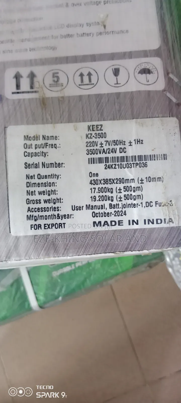 KEEZ POWER Non Hybrid Inverter