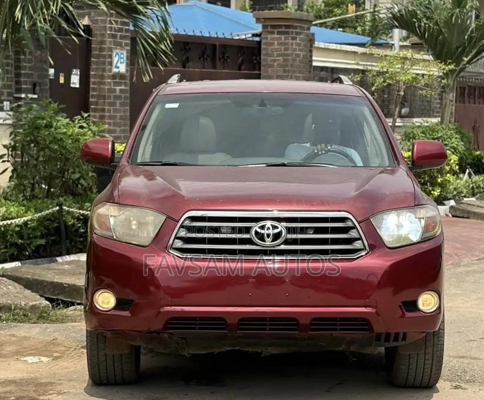 Toyota Highlander 2008 Burgundy