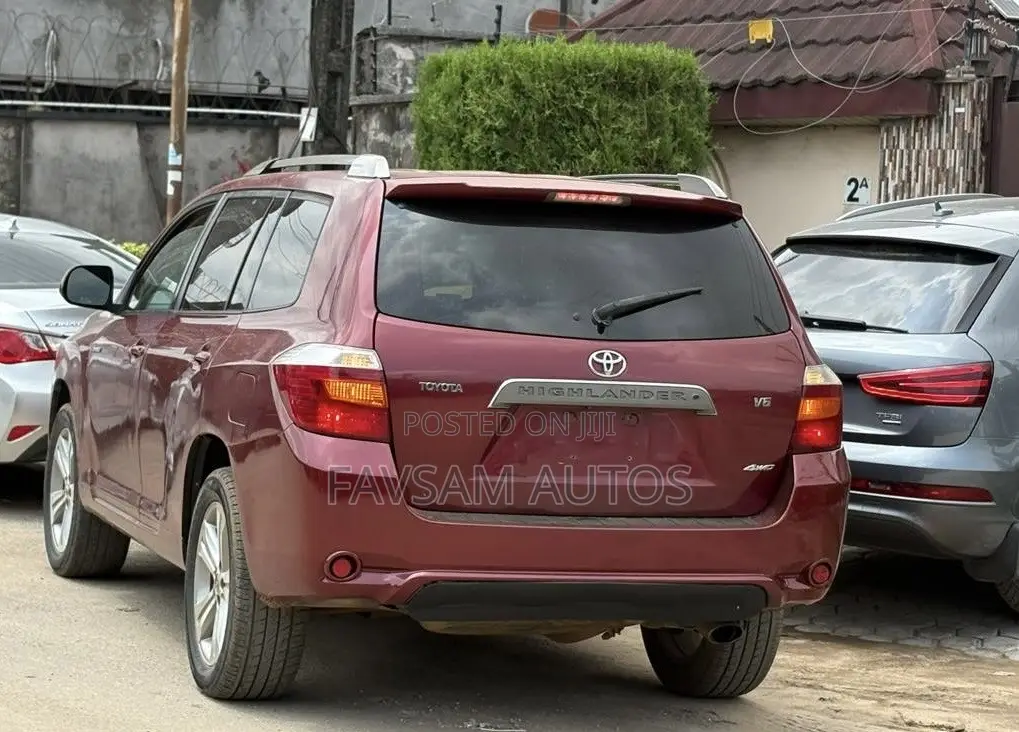 Toyota Highlander 2008 Burgundy