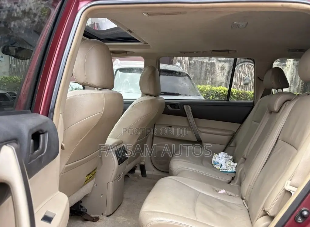 Toyota Highlander 2008 Burgundy