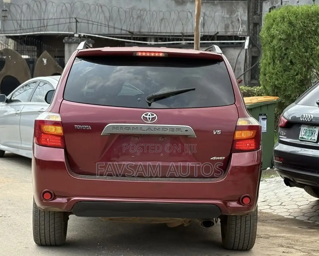 Toyota Highlander 2008 Burgundy