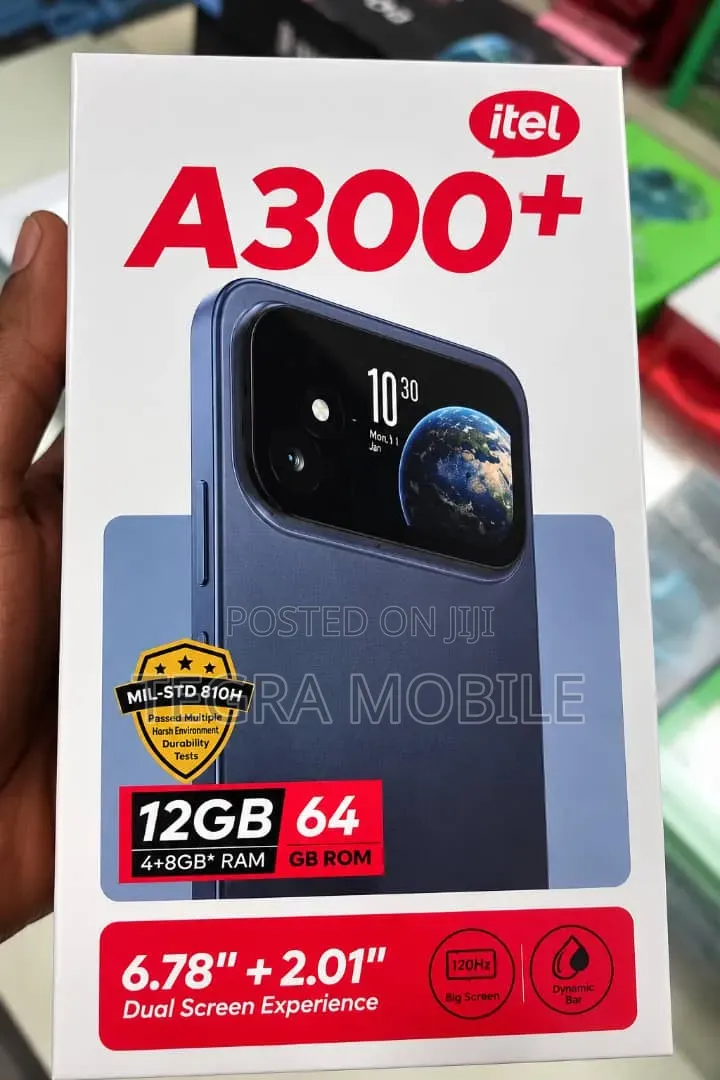 New Itel A300+ 128 GB Blue