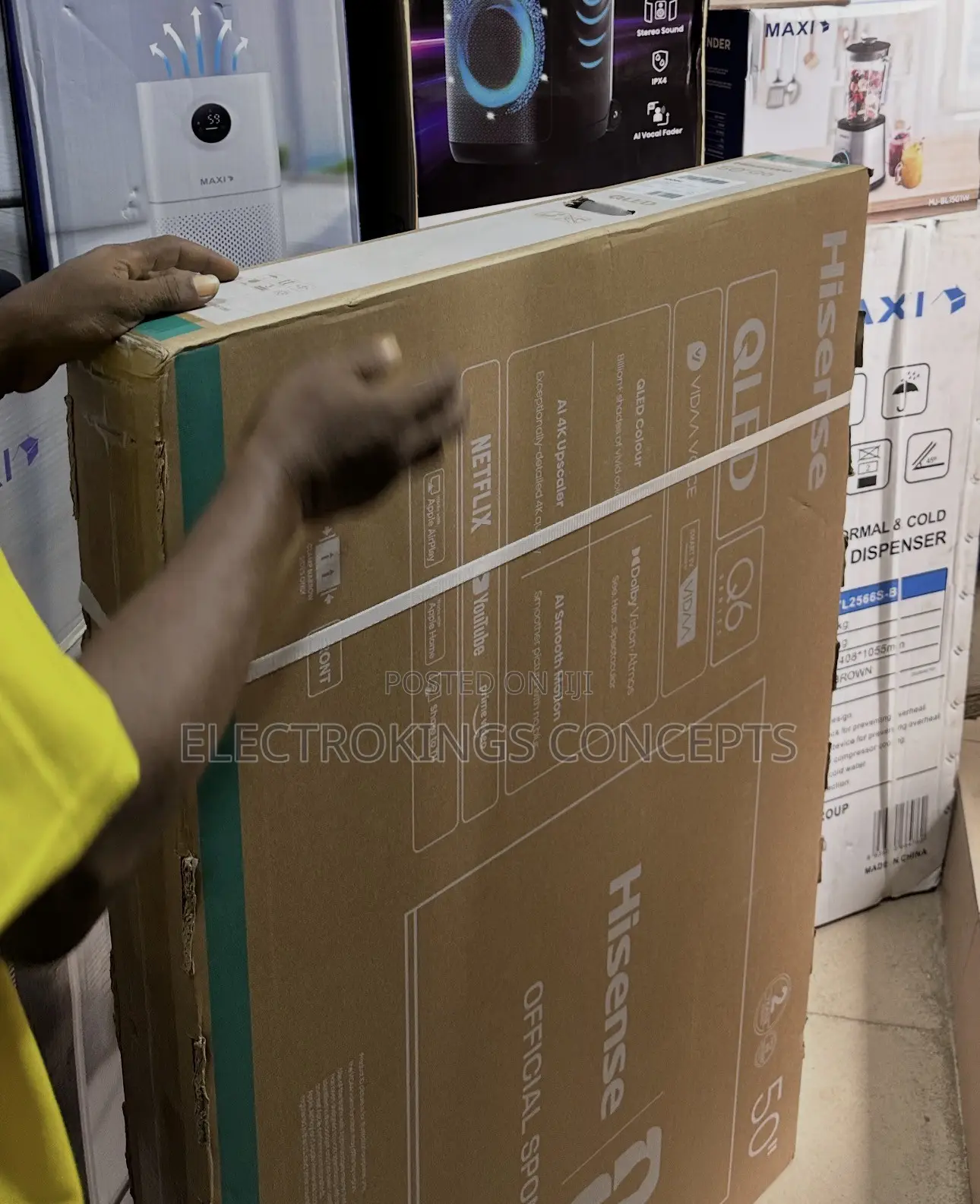 Hisense 50inch Qled 4k Smart 60hz Vidaa TV Model Number: 50q6q