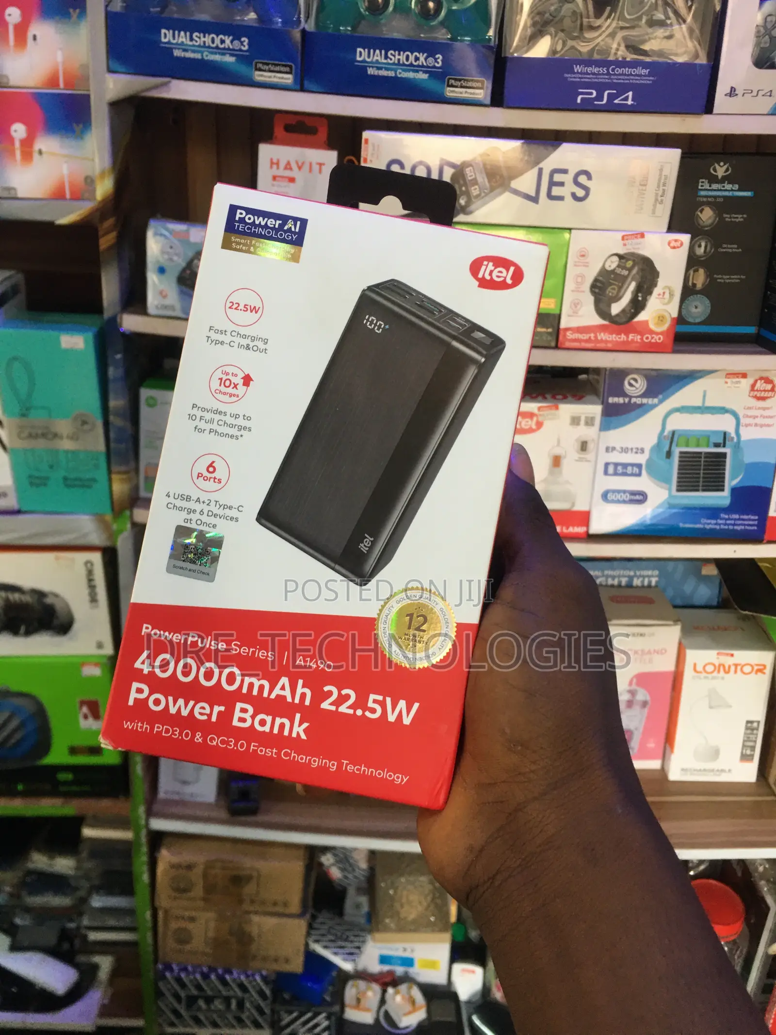 Itel 40,000mah Power Bank