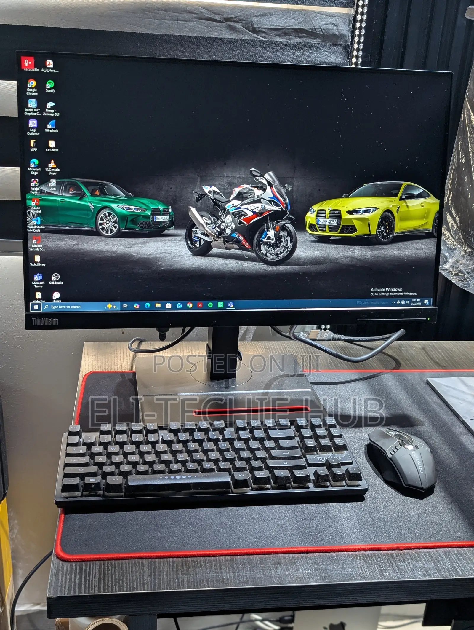 Lenovo ThinkVision 24 FHD 1920 X 1080p IPS Monitor