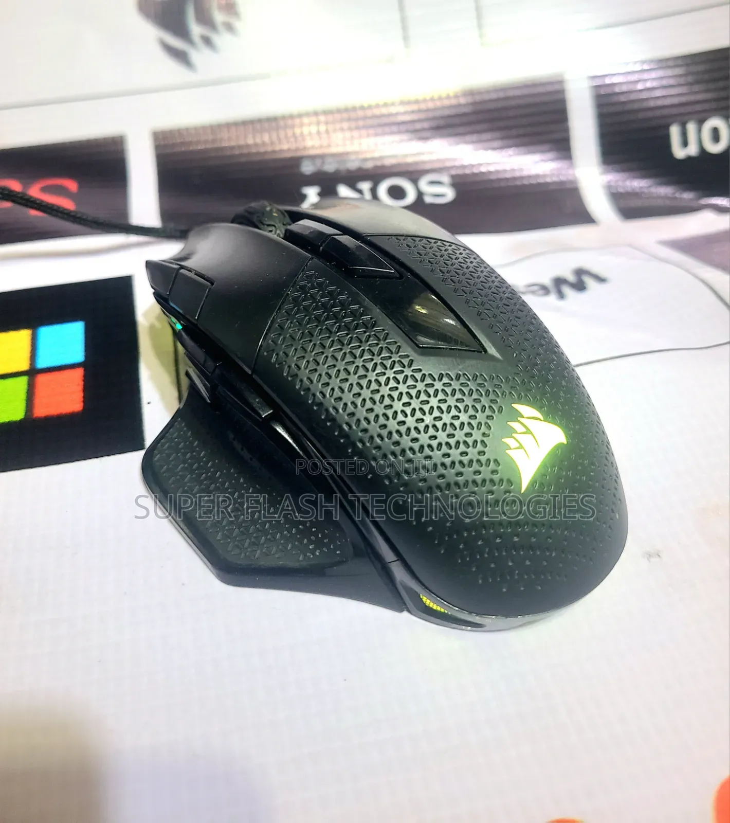 Corsair NIGHTSWORD RGB Adjustable Weight FPS MOBA PC Gaming Mouse