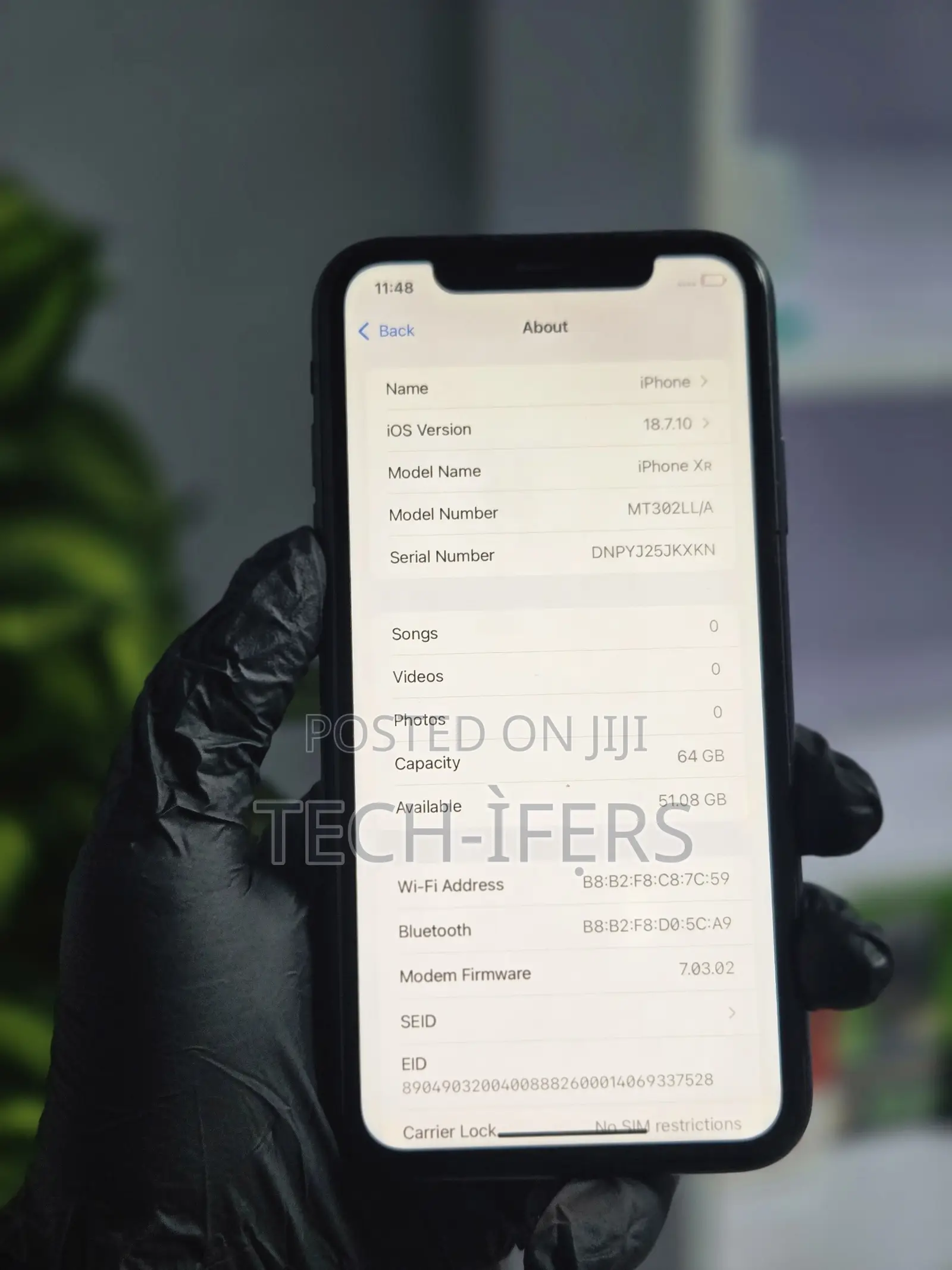 Apple iPhone XR 64 GB Black