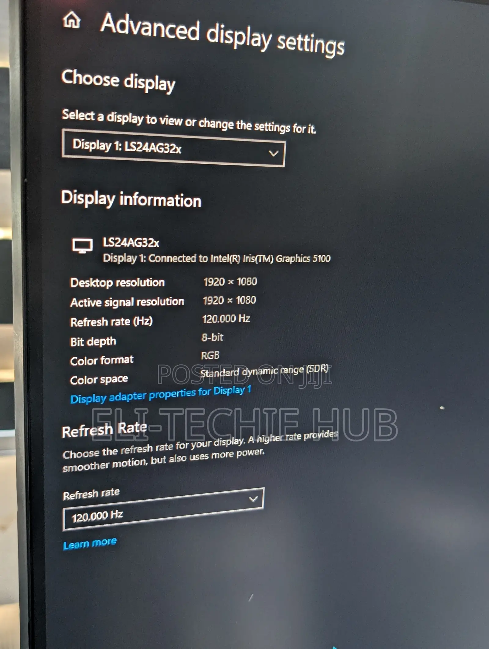 Samsung 24” Gaming FHD 1080 165Hz IPS Monitor