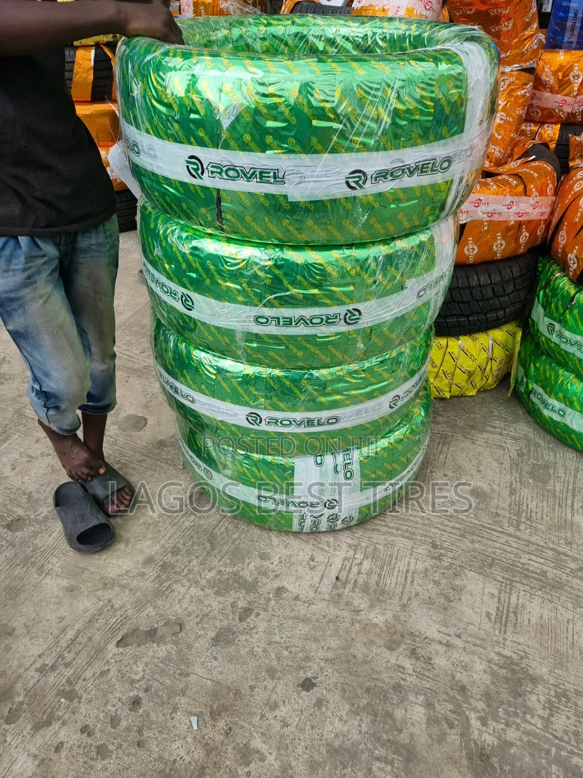 ​Brand New Set of 4 Rovelo Tyres – 285/40 R21 Ultra High Performance