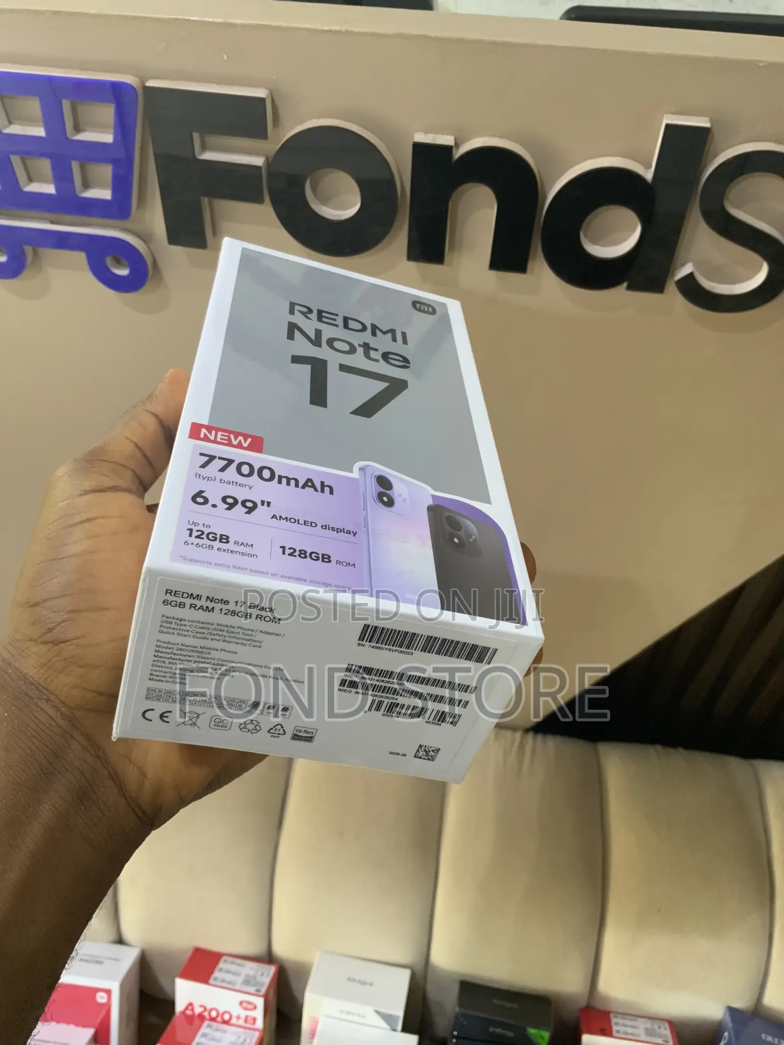 New Xiaomi Redmi Note 17 128 GB Red