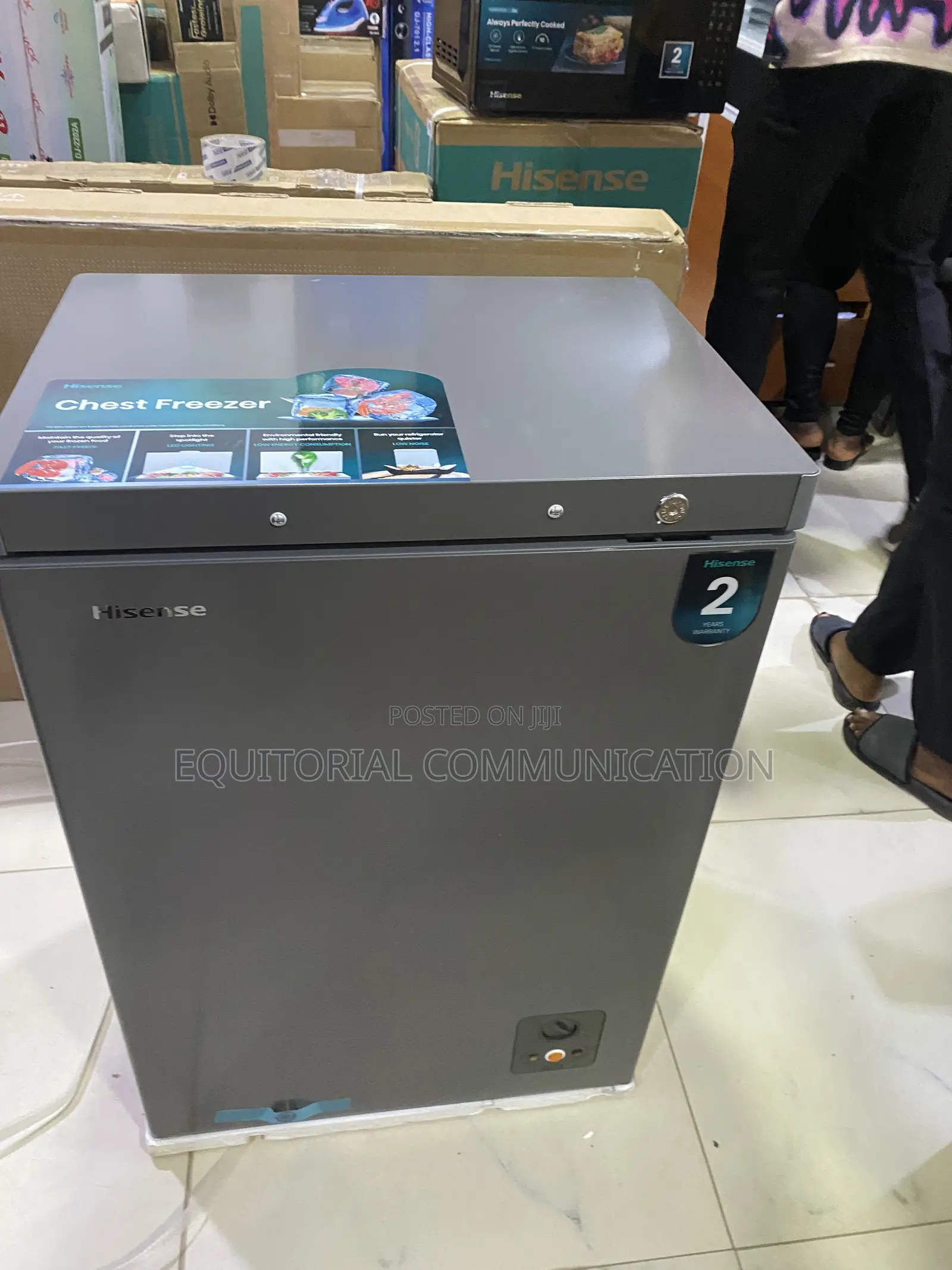 Hisense Compact Deep Freezer FC130SH 97 Litres