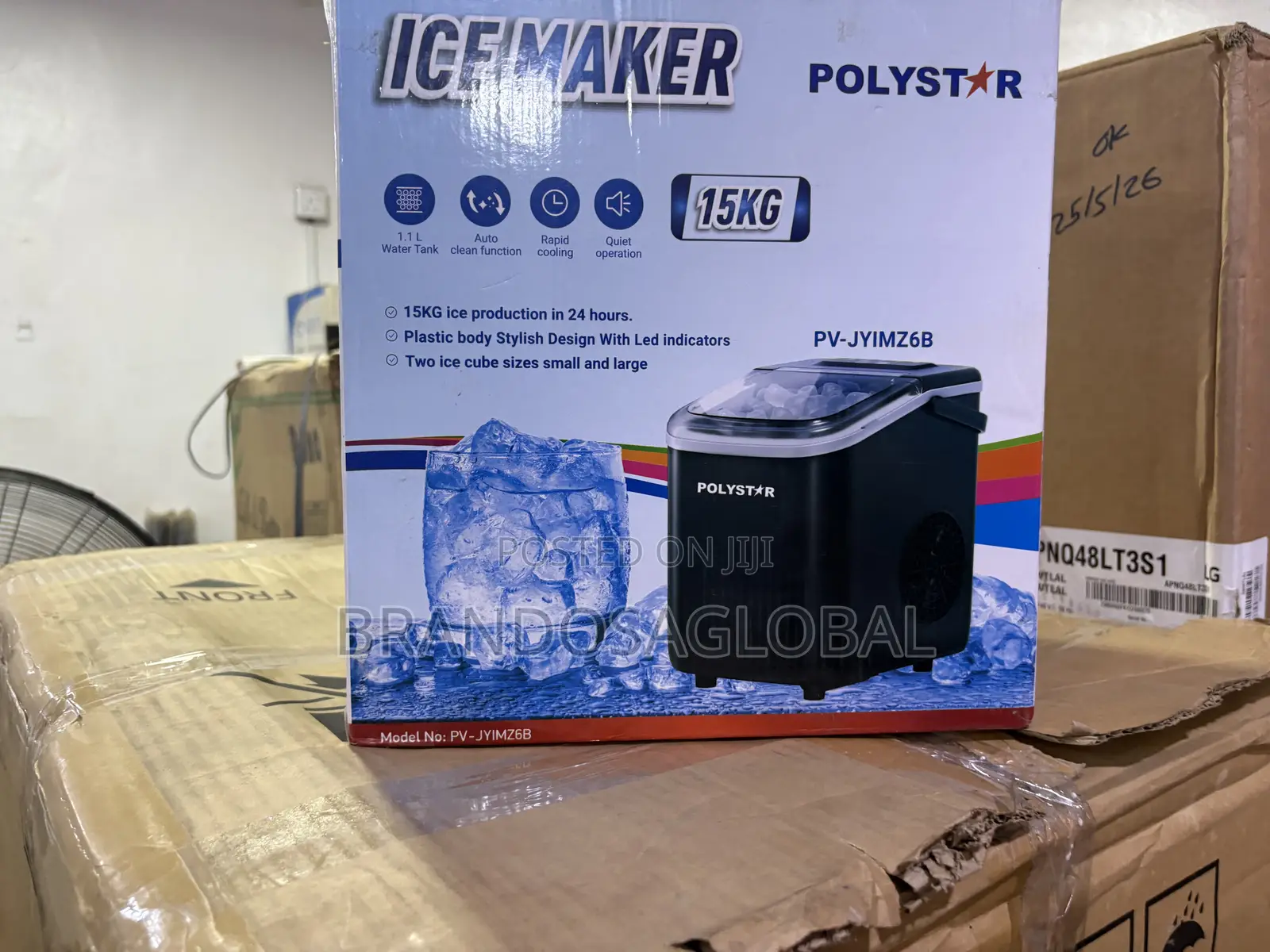 Polystar 15KG Ice Maker PV-JYIMZ6B